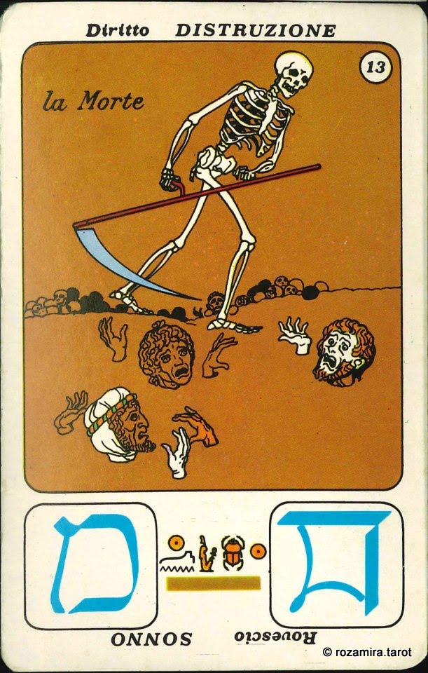 Aperol Tarot - Tarocchi Mazzo Egizio Barbieri