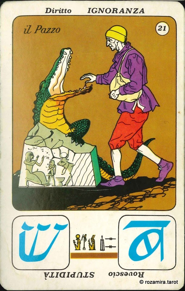 Aperol Tarot - Tarocchi Mazzo Egizio Barbieri