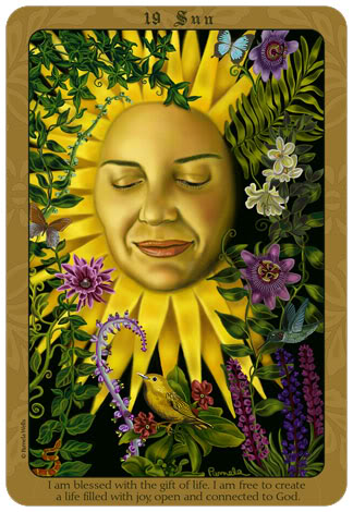 Affirmations Goddess tarot by Pamela Wells