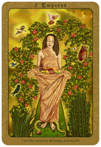 Affirmations Goddess tarot by Pamela Wells