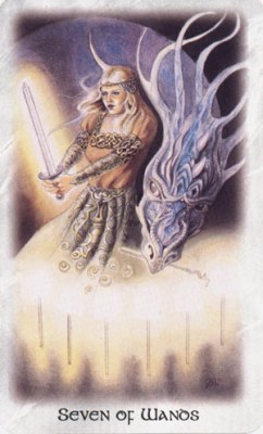 Celtic dragon tarot