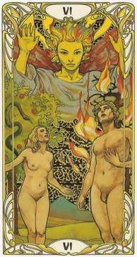 Золотое Таро Уэйт Арт-Нуво (Golden Art Nouveau Tarot)