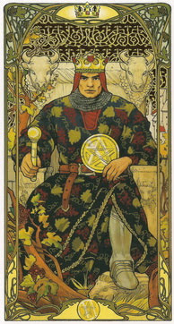 Золотое Таро Уэйт Арт-Нуво (Golden Art Nouveau Tarot)