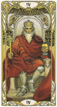 Золотое Таро Уэйт Арт-Нуво (Golden Art Nouveau Tarot)