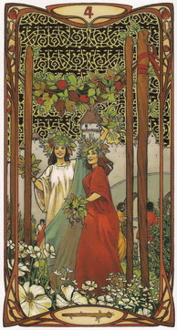 Золотое Таро Уэйт Арт-Нуво (Golden Art Nouveau Tarot)