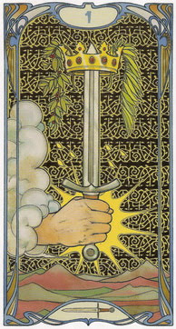 Золотое Таро Уэйт Арт-Нуво (Golden Art Nouveau Tarot)