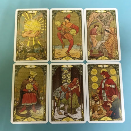 Golden Art Nouveau Tarot (мини)