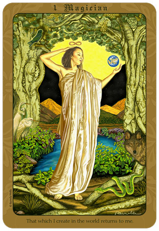 Affirmations Goddess tarot by Pamela Wells