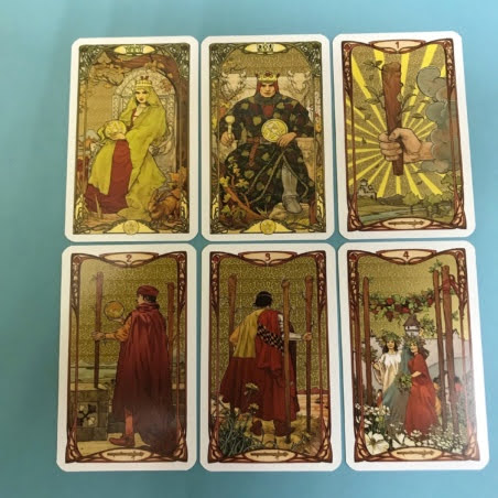 Golden Art Nouveau Tarot (мини)