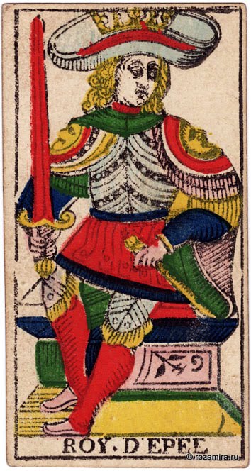 Ancient Tarot of Marseilles - Nicholas Conver 1761, Grimaud