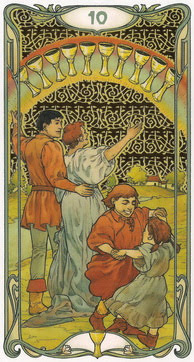 Золотое Таро Уэйт Арт-Нуво (Golden Art Nouveau Tarot)