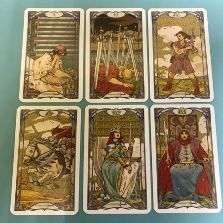 Golden Art Nouveau Tarot (мини)