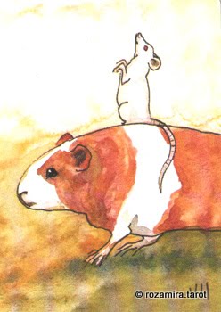 BlueDogRose Tarot by Nakisha VanderHoeven