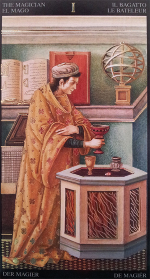 Golden Botticelli tarot