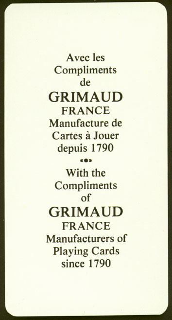 Tarot of Marseilles by Nicolas Convert 1963