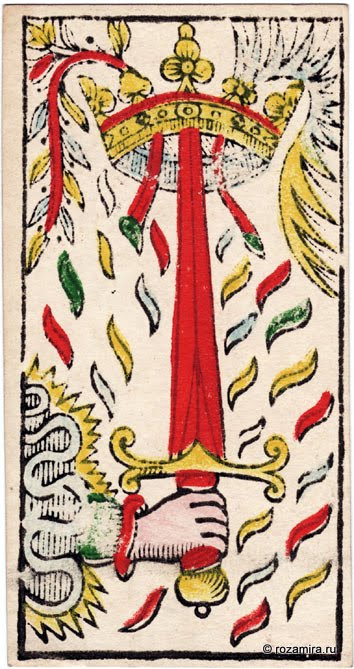 Ancient Tarot of Marseilles - Nicholas Conver 1761, Grimaud
