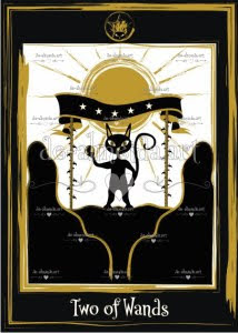 Golden Black Cat Tarot
