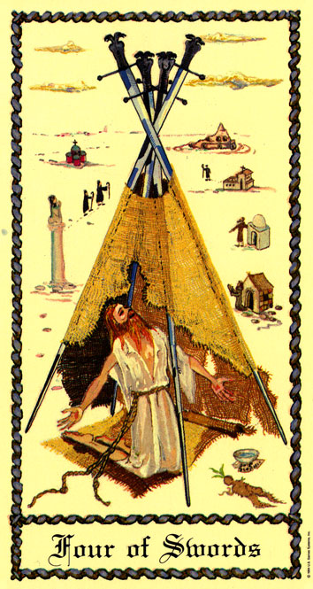 Medieval scapini tarot