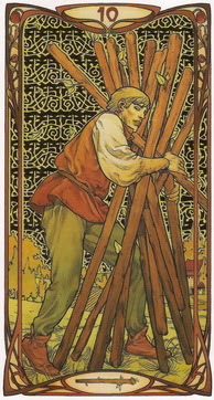 Золотое Таро Уэйт Арт-Нуво (Golden Art Nouveau Tarot)