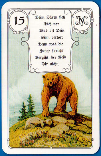 Lenormand Red Owl (Rote Eule)