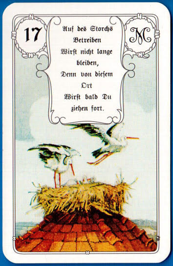 Lenormand Red Owl (Rote Eule)