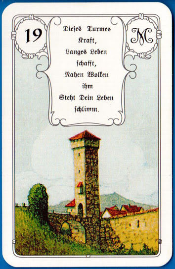 Lenormand Red Owl (Rote Eule)