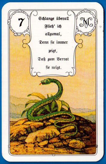 Lenormand Red Owl (Rote Eule)