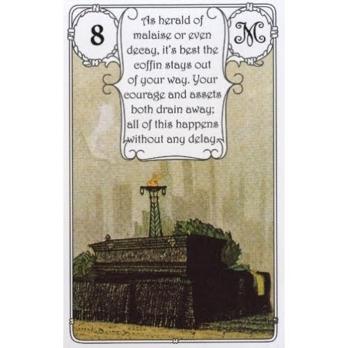 Lenormand Red Owl (с англ.стихами)