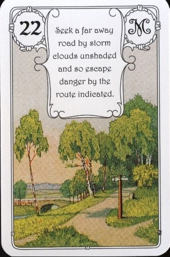 Lenormand Red Owl (с англ.стихами)