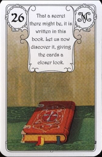 Lenormand Red Owl (с англ.стихами)