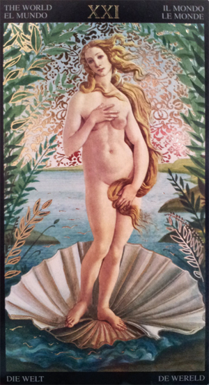 Golden Botticelli tarot