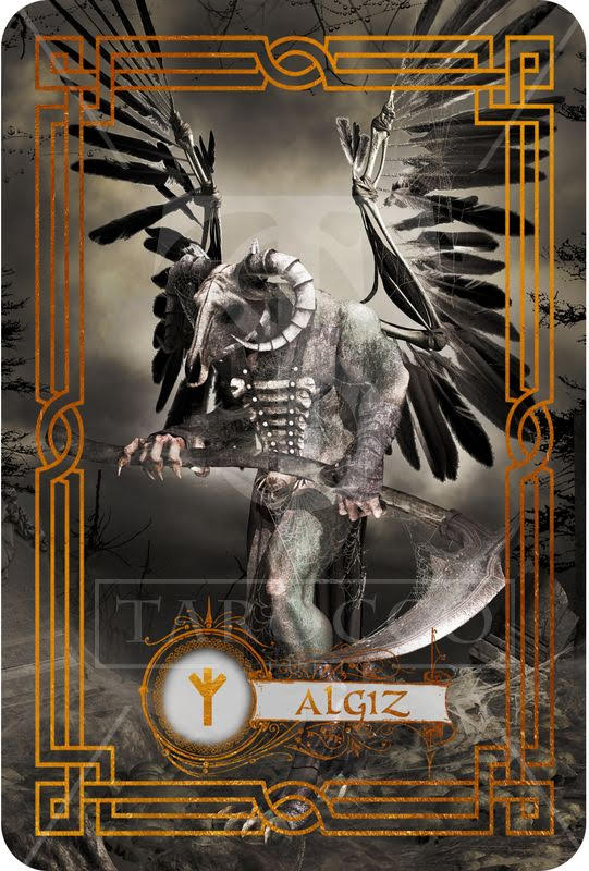 Dark Angels Runes Oracle Cards