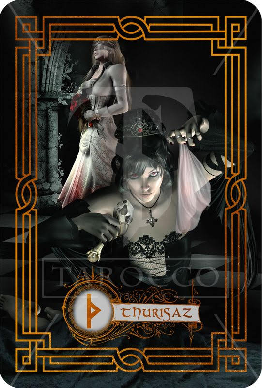 Dark Angels Runes Oracle Cards