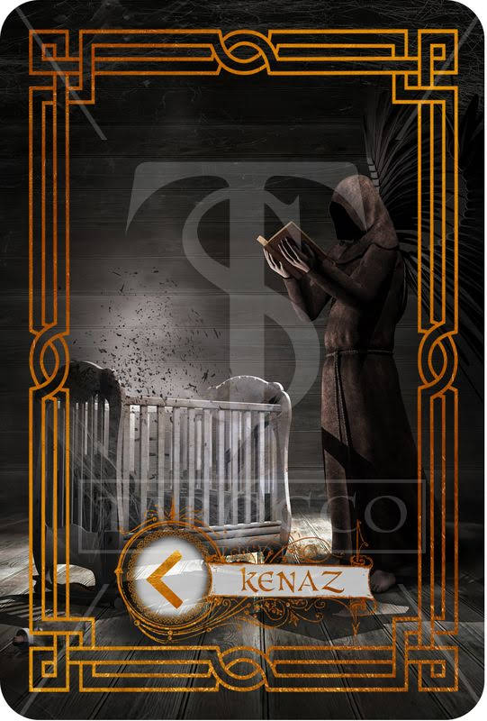 Dark Angels Runes Oracle Cards