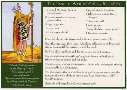 Epicurean Tarot Recipe