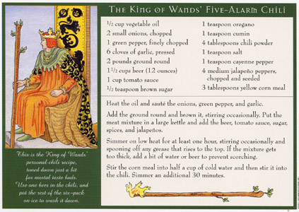 Epicurean Tarot Recipe