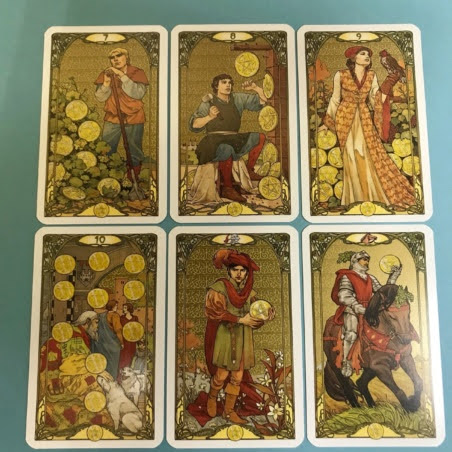 Golden Art Nouveau Tarot (мини)
