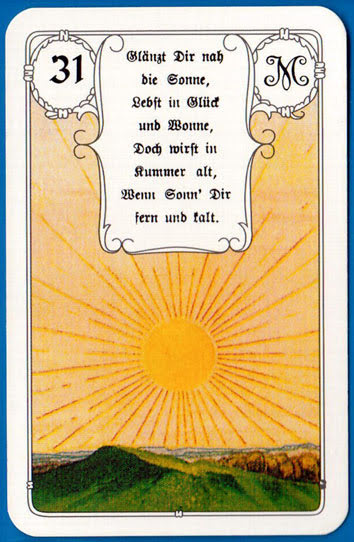 Lenormand Red Owl (Rote Eule)