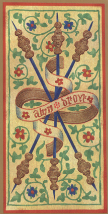 Golden Tarot. The Visconti-Sforza Deck